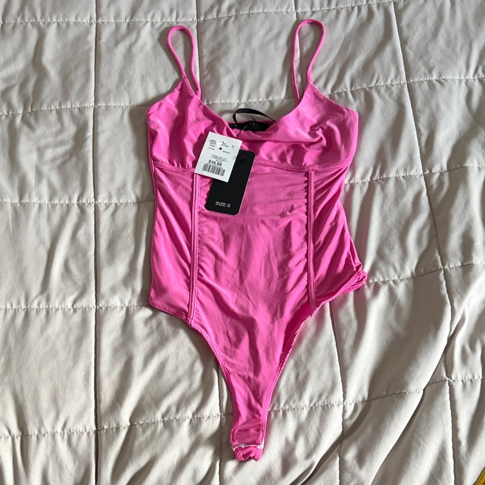 Pink 21Saints Bodysuit
